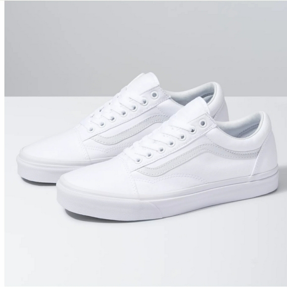 Old Skool True White Vans - Picture 3 of 8